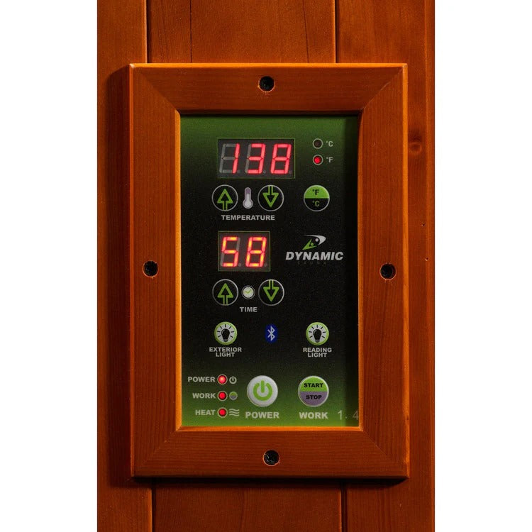 Dynamic Avila 1-2-Person Low EMF FAR Infrared Sauna | DYN-6103-01