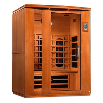 Dynamic Lugano 3 Person Full Spectrum Infrared Sauna Near Zero EMF | DYN-6336-03 FS