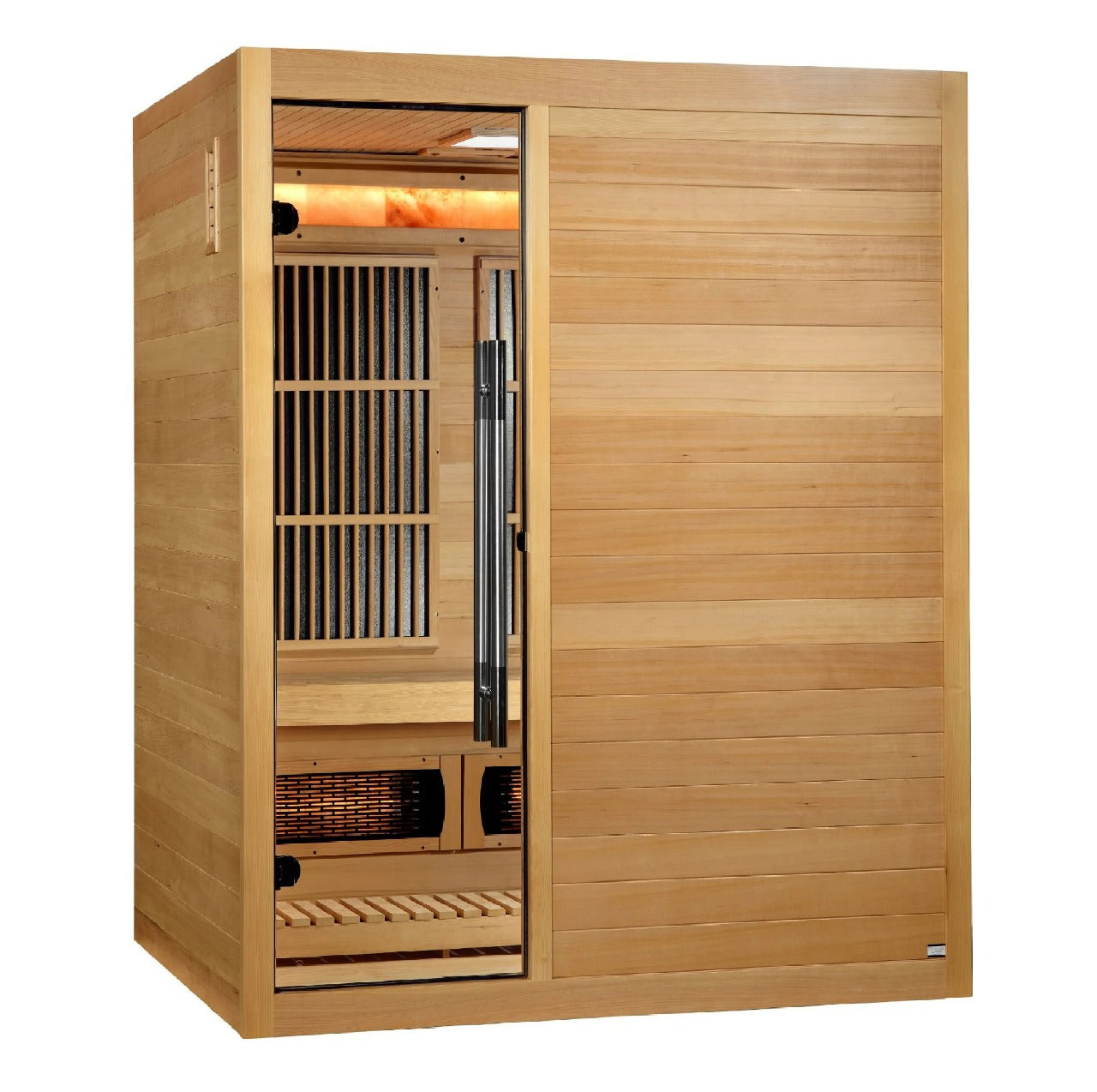 Golden Designs 2025 Soria 3 Per Hybrid Sauna (Indoor) Full Spectrum and Harvia Traditional Stove | GDI-8330-01