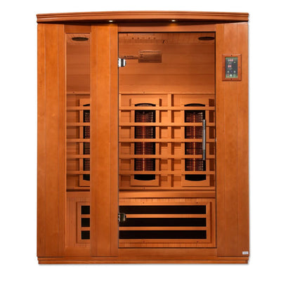 Dynamic Lugano 3 Person Full Spectrum Infrared Sauna Near Zero EMF | DYN-6336-03 FS