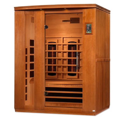 Dynamic Lugano 3 Person Full Spectrum Infrared Sauna Near Zero EMF | DYN-6336-03 FS