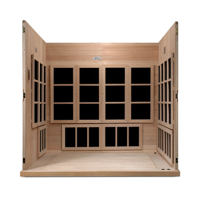 Golden Designs 2025 Catalonia 8-person Near Zero EMF FAR Infrared Sauna | GDI-6880-02