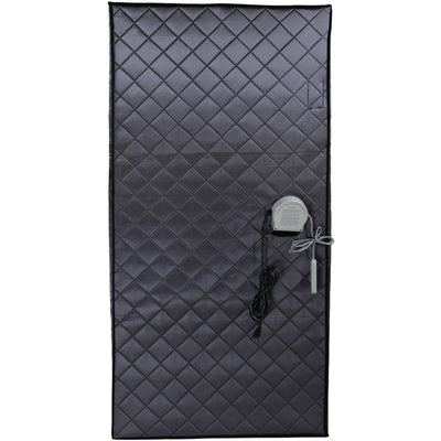 Durasage Portable Full Size Infrared Sauna for at Home | Ultra Low EMF Infrared Panels | LED Lighting, Heating Foot Pad and Portable Chair (1-Person)