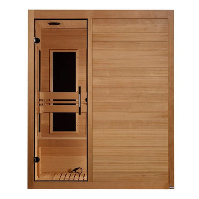 Maxxus S-Line Low EMF FAR Infrared Sauna Canadian Hemlock | MX-S306-01