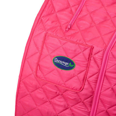 Durasage Lightweight Portable Personal Steam Sauna Spa for Relaxation at Home, 60 Minute Timer, 800 Watt Steam Generator, Chair Included - Fuchsia