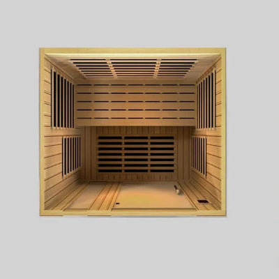 Dynamic Lugano 3-person Low EMF FAR Infrared Sauna | DYN-6336-02