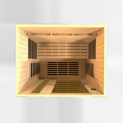 Dynamic Lugano 3 Person Full Spectrum Infrared Sauna Near Zero EMF | DYN-6336-03 FS