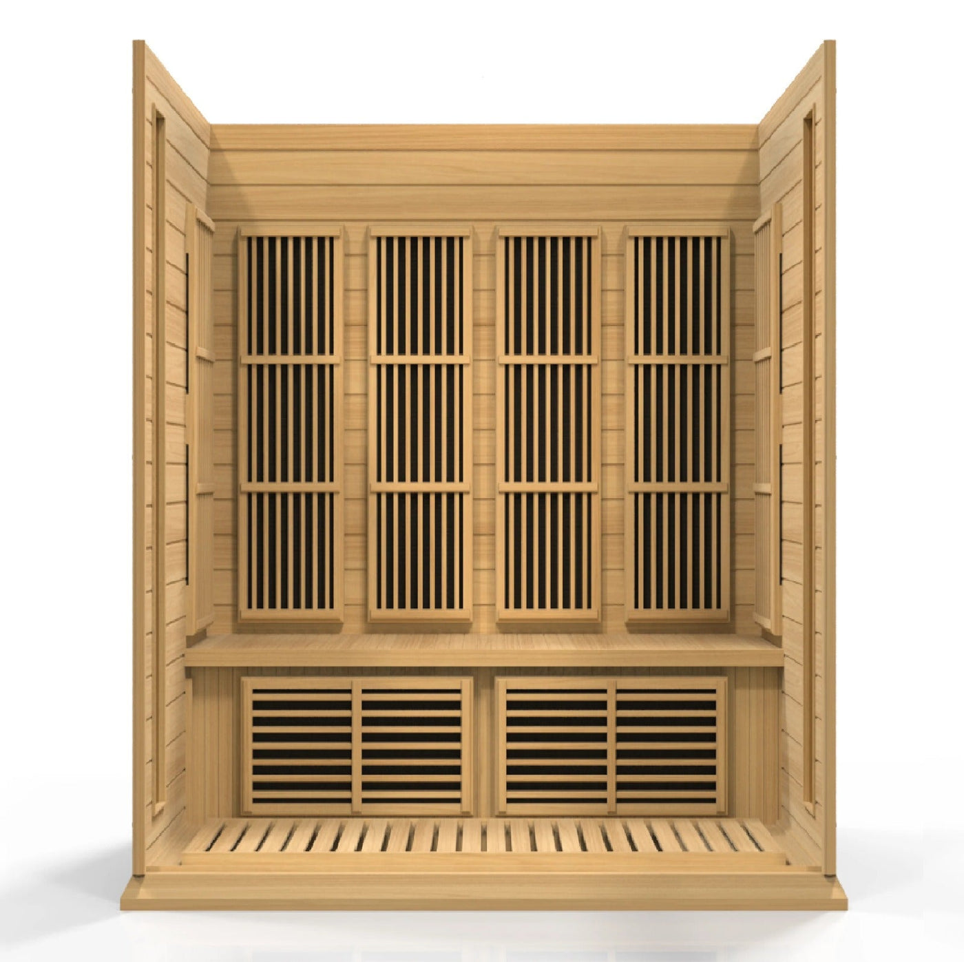 Maxxus 4 Person Low EMF FAR Infrared Sauna Canadian Hemlock | MX-K406-01