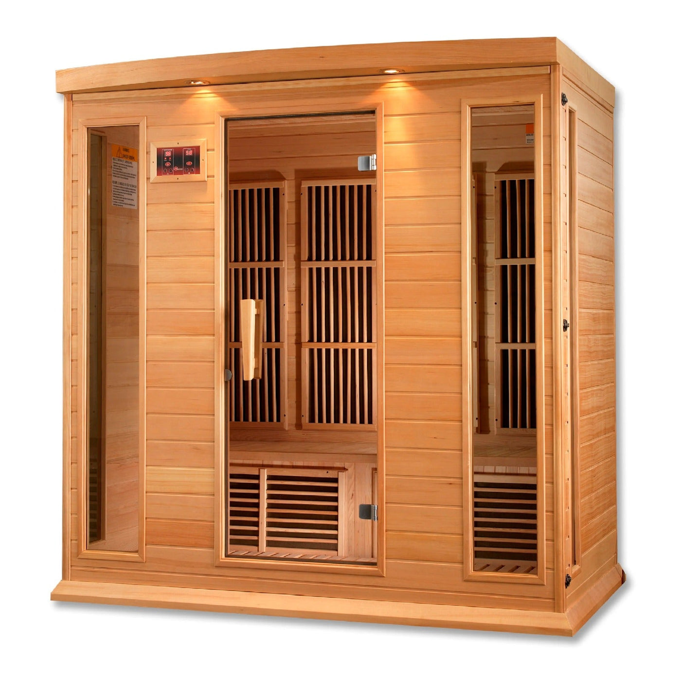 Maxxus 4 Person Low EMF FAR Infrared Sauna Canadian Hemlock | MX-K406-01