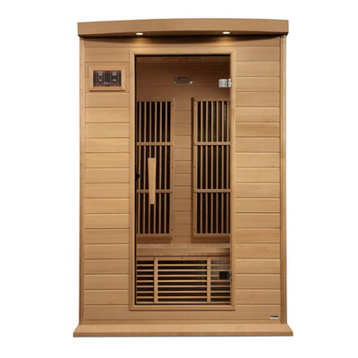Maxxus 2-Person Near Zero EMF FAR Infrared Sauna | MX-K206-01-ZF