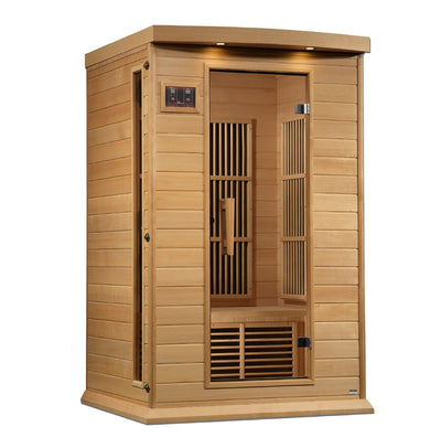 Maxxus 2-Person Near Zero EMF FAR Infrared Sauna | MX-K206-01-ZF