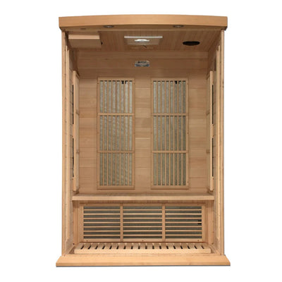 Maxxus 2-Person Near Zero EMF FAR Infrared Sauna | MX-K206-01-ZF