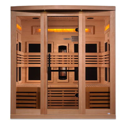 Golden Designs Reserve Edition 6-Person Full Spectrum Near Zero EMF FAR Infrared Sauna | GDI-8260-01