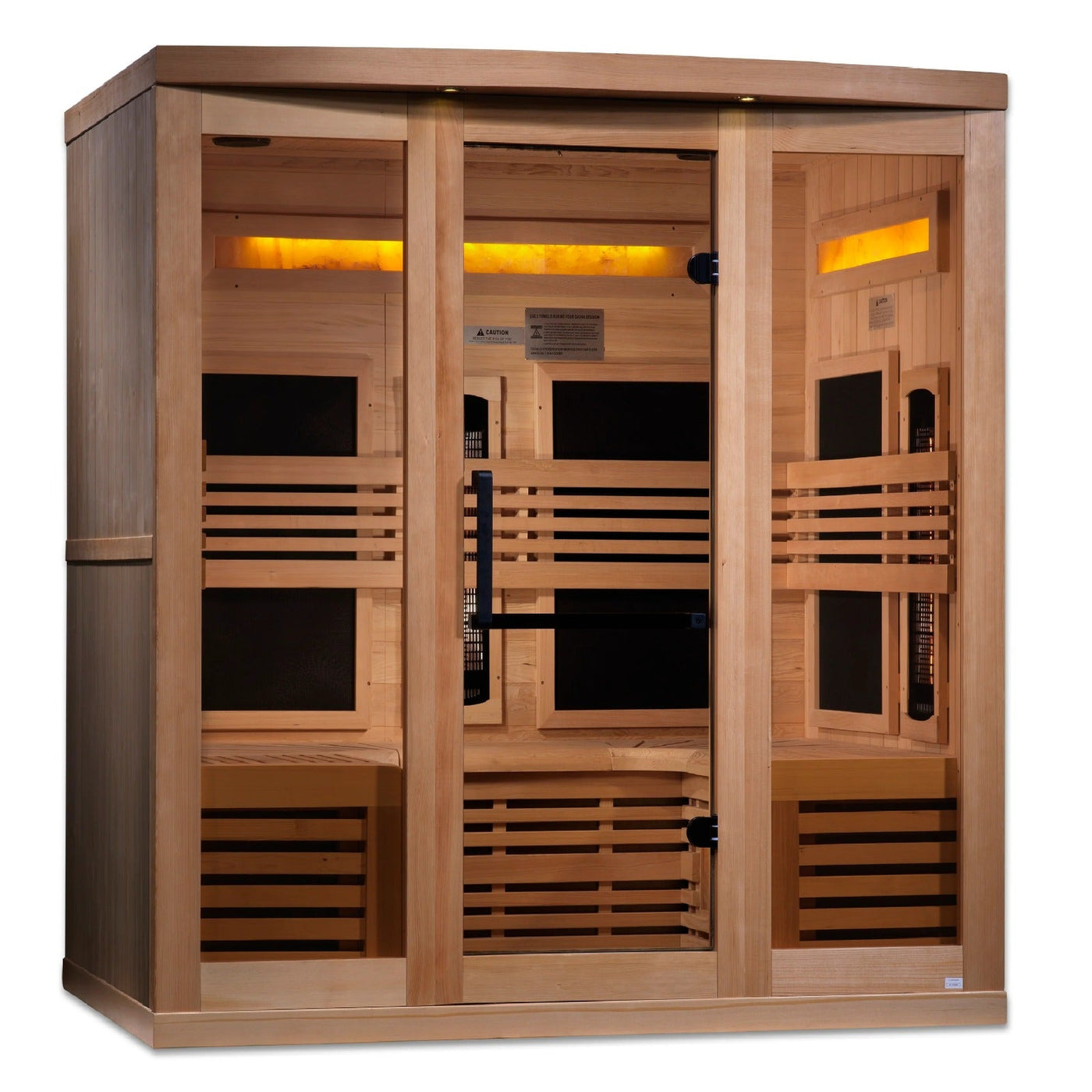 Golden Designs Reserve Edition 6-Person Full Spectrum Near Zero EMF FAR Infrared Sauna | GDI-8260-01