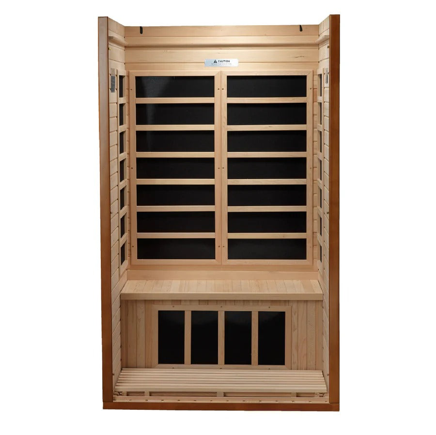 Dynamic Barcelona 1-2-person Low EMF FAR Infrared Sauna | DYN-6106-01