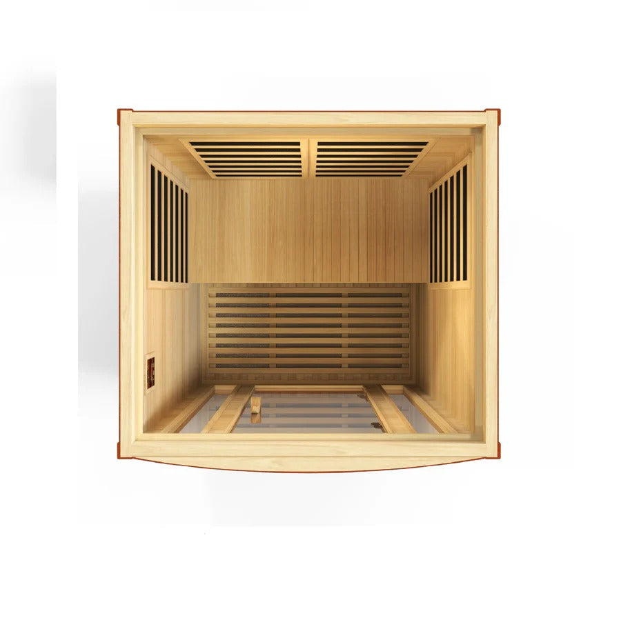 Dynamic San Marino Elite 2-person Ultra Low EMF FAR Infrared Sauna | DYN-6206-01 Elite