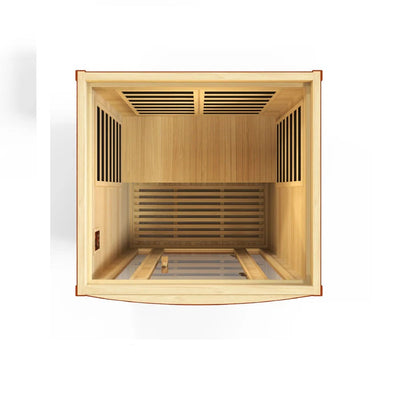 Dynamic San Marino Elite 2-person Ultra Low EMF FAR Infrared Sauna | DYN-6206-01 Elite