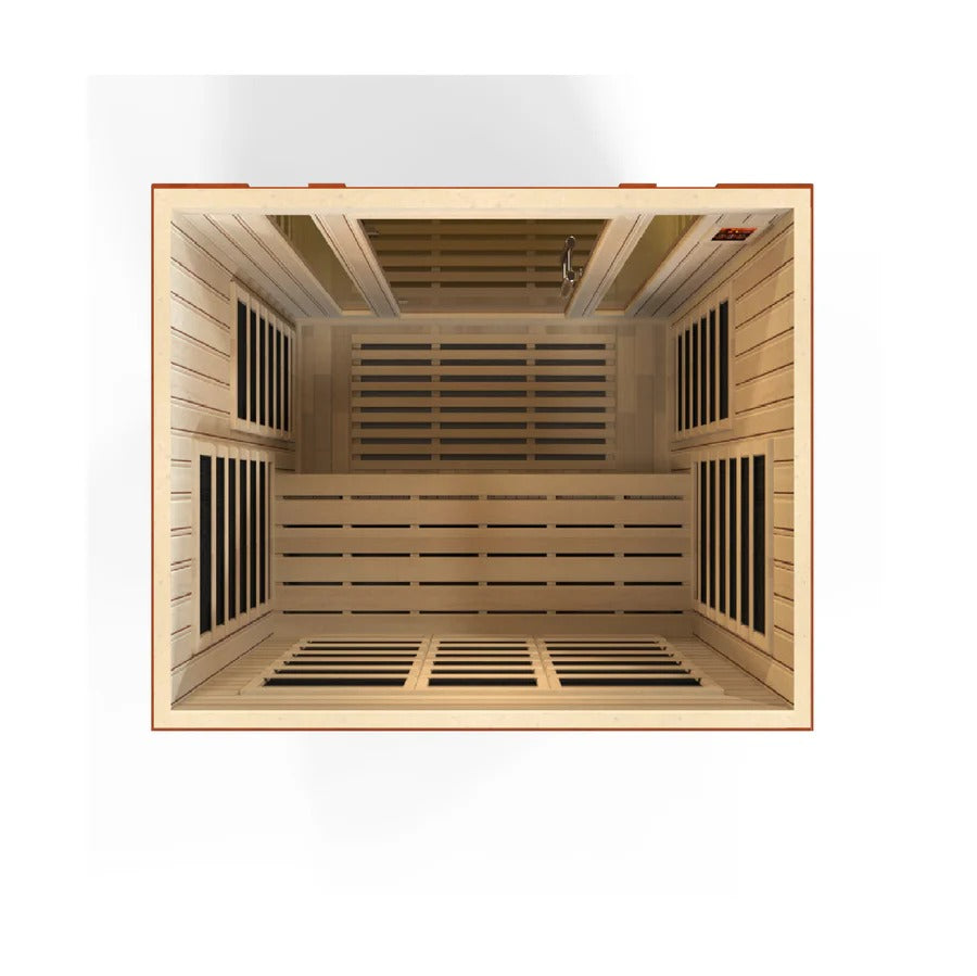 Dynamic Bellagio 3-person Low EMF FAR Infrared Sauna | DYN-6306-02