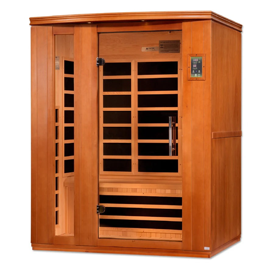 Dynamic Lugano 3-person Low EMF FAR Infrared Sauna | DYN-6336-02