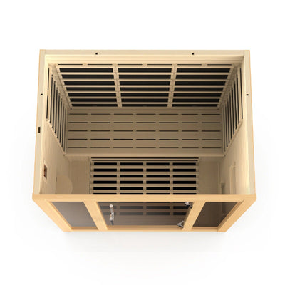 Dynamic Vila 3-person Ultra Low EMF FAR Infrared Sauna | DYN-6315-02