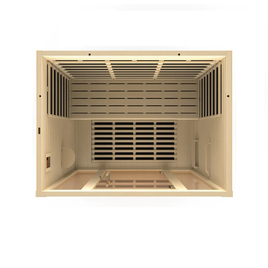Dynamic Vila 3-person Ultra Low EMF FAR Infrared Sauna | DYN-6315-02