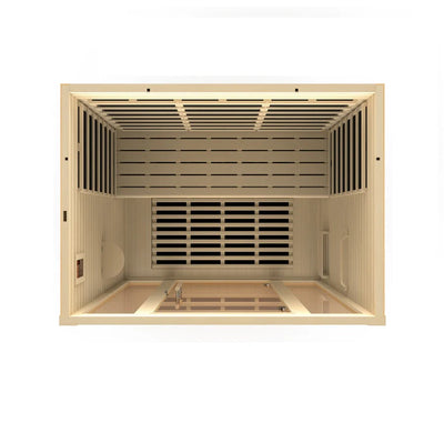Dynamic Vila 3-person Ultra Low EMF FAR Infrared Sauna | DYN-6315-02