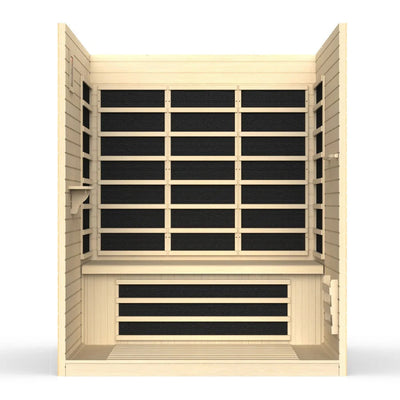 Dynamic Vila 3-person Ultra Low EMF FAR Infrared Sauna | DYN-6315-02