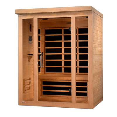 Dynamic Vila 3-person Ultra Low EMF FAR Infrared Sauna | DYN-6315-02