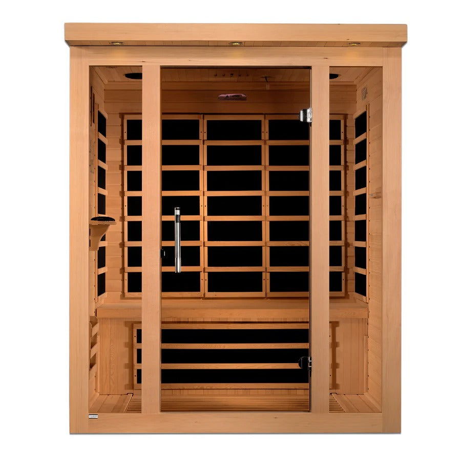 Dynamic Vila 3-person Ultra Low EMF FAR Infrared Sauna | DYN-6315-02