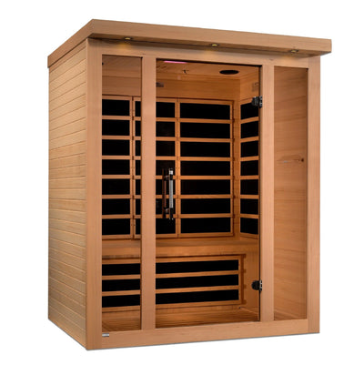 Dynamic Vila 3-person Ultra Low EMF FAR Infrared Sauna | DYN-6315-02