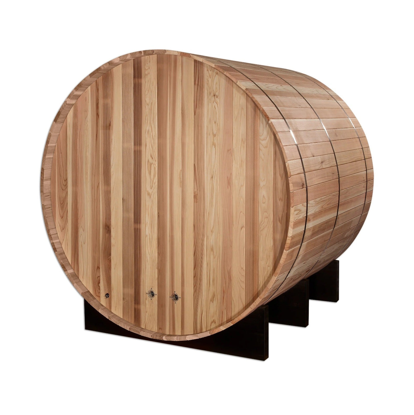 Golden Designs Arosa 4 Person Barrel Traditional Sauna - Pacific Cedar | GDI-B004-01