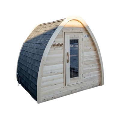 Dundalk Leisurecraft Sauna CT MiniPOD Cedar Traditional Steam 2-4 Person Sauna | CTC77ME