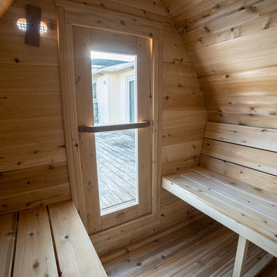 Dundalk Leisurecraft Sauna CT MiniPOD Cedar Traditional Steam 2-4 Person Sauna | CTC77ME