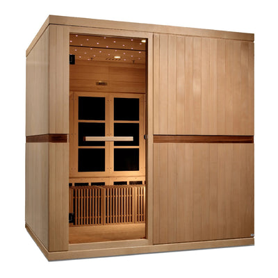 Golden Designs 2025 Catalonia 8-person Near Zero EMF FAR Infrared Sauna | GDI-6880-02