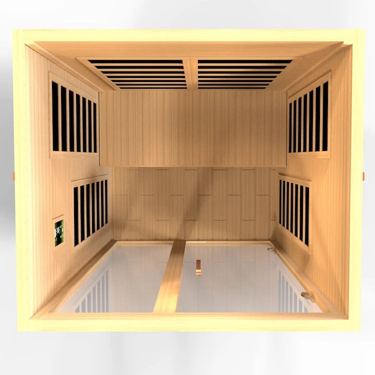 Dynamic Santiago Elite 2-Person Ultra Low EMF FAR Infrared Sauna | DYN-6209-02 Elite