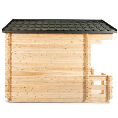 Dundalk Leisurecraft Sauna CT Georgian 2-6 People Cabin Sauna with Porch | CTC88PE