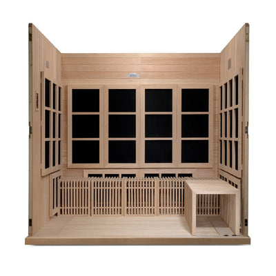 Golden Designs 2025 Catalonia 8-person Near Zero EMF FAR Infrared Sauna | GDI-6880-02